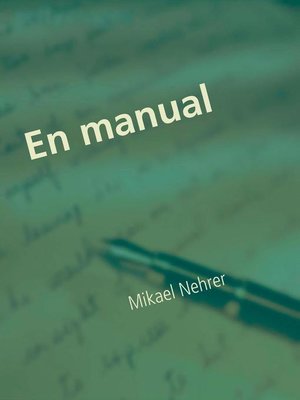 cover image of En manual